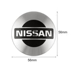 4Pc 56/60mm Wheel Center Hub Rim Caps Car Wheel Hub Covers Fit For Nissan X-Trail Qashqai Almera Note Leaf J10 Teana V36 Tiida