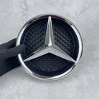 Grill Badge Grid style Front Emblem for Mercedes benz AMG A B C E CLA CLS SLK GL Metris GLK GLA G R V VITO GLE GLC GLS XX