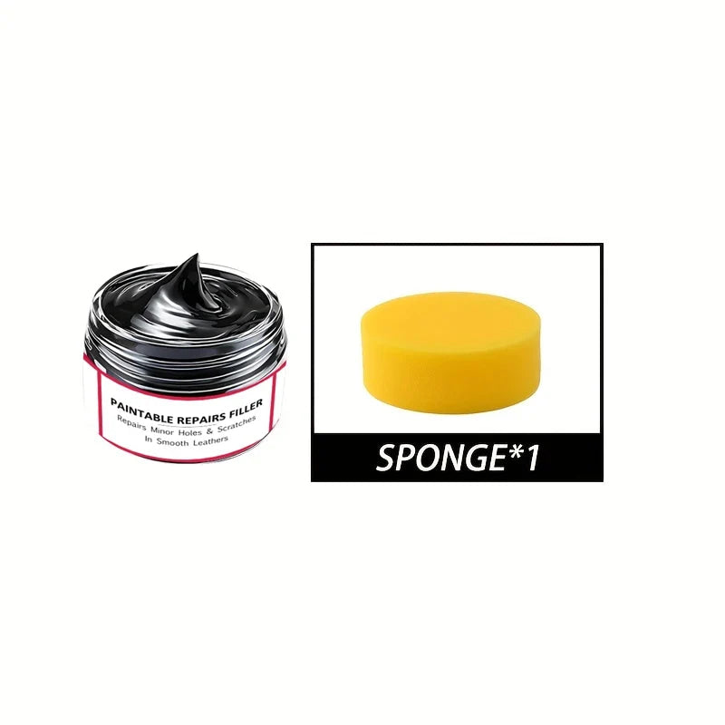 Car Interior Gloss Restoration Wax - Plastic Parts Refurbishment, Repair of Yellowed Black Car Body - Effectively Removes Scratches and Restores the Black Shine of Tires and Plastics