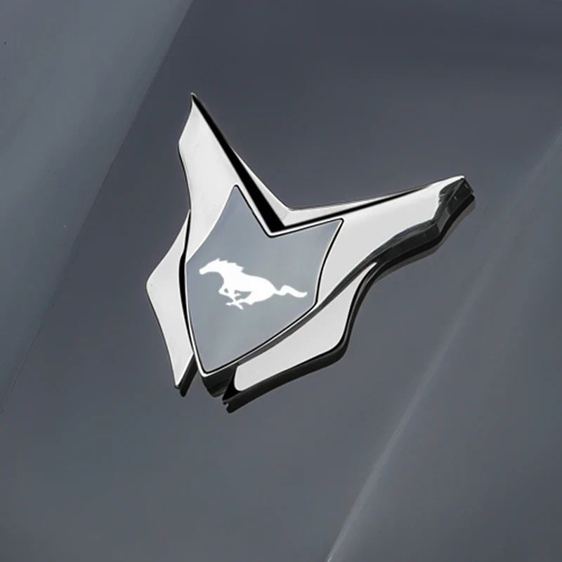 3D Meta Car Sticker Auto Door Trunk Car Body Shield Emblem Protective Sticker For Ford Mustang GT SHELBY Auto Accessories