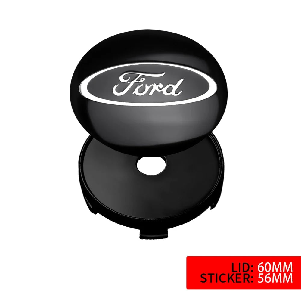 Ford Mustang ST Foose Accessorie 56MM Emblem Car Wheel Center Cap Sticker Decoration for Edge Fusion Shelby Explorer F150 Focus