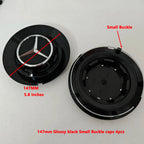 4PCS Aluminum Car Wheel Center Hub Caps for Mercedes-Benz A45S C63S E63S AMG GT GTS C190 Auto Styling Accessories