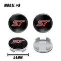 4pcs 56mm 60mm 54mm For Ford Ranger Focus Kuga Mustang Mondeo Fusion Esco Logo Car Wheel Center Hub Cap Rim Cover Emblem Sticker