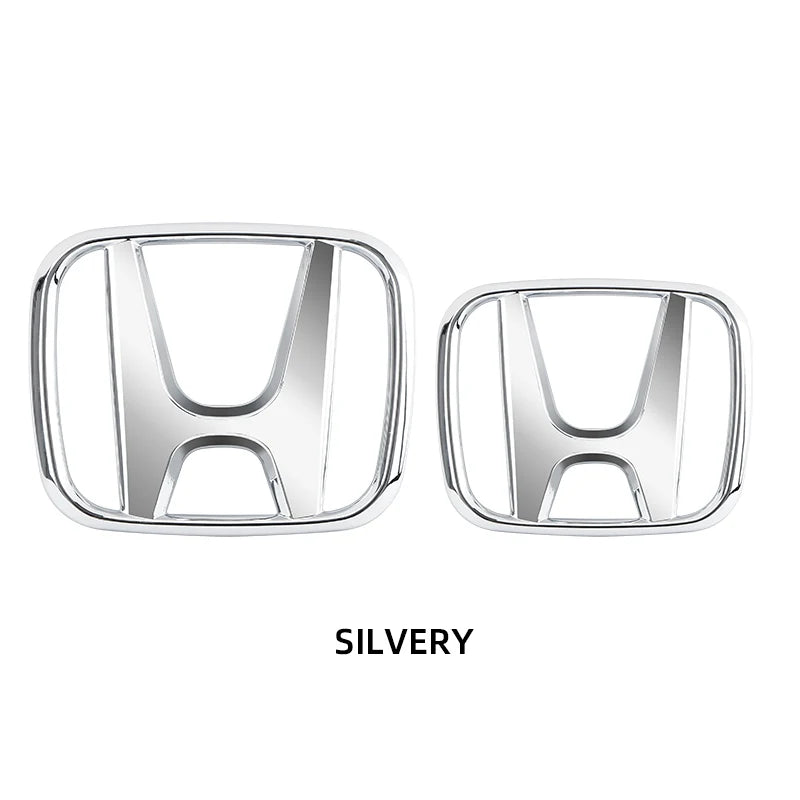 3D ABS Car Emblem Front Head Grill Hood Bonnet Emblem Rear Tail Bumper For Honda Civic 2006-2015 8th 9th 9.5th generation Civic