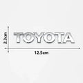 3D ABS TOYOTA Emblem Badge Car Sticker Car Trunk Sticker For Toyota Chr Corolla Camry Yaris Hilux Prius Avensis Auris Prado TRD