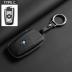 Soft Leather Car Key Case Full Cover Shell For BMW 1 2 3 4 5 6 Series X1 X3 X4 X5 X6 F36 F25 F26 F30 F34 F10 F07 F20 Z10 F15 F16