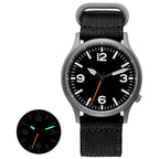 BERNY Full Titanium Watches for Men Super Luminous Sapphire Sports Field Quartz Men's Watch VH31 Wristwatch 5ATM Easy Read