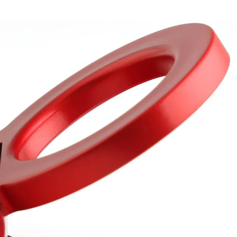 2 designs Car Styling Trailer Hooks Sticker Decoration Car Auto Rear Front Trailer Simulation Racing Ring Vehicle Towing Hook
