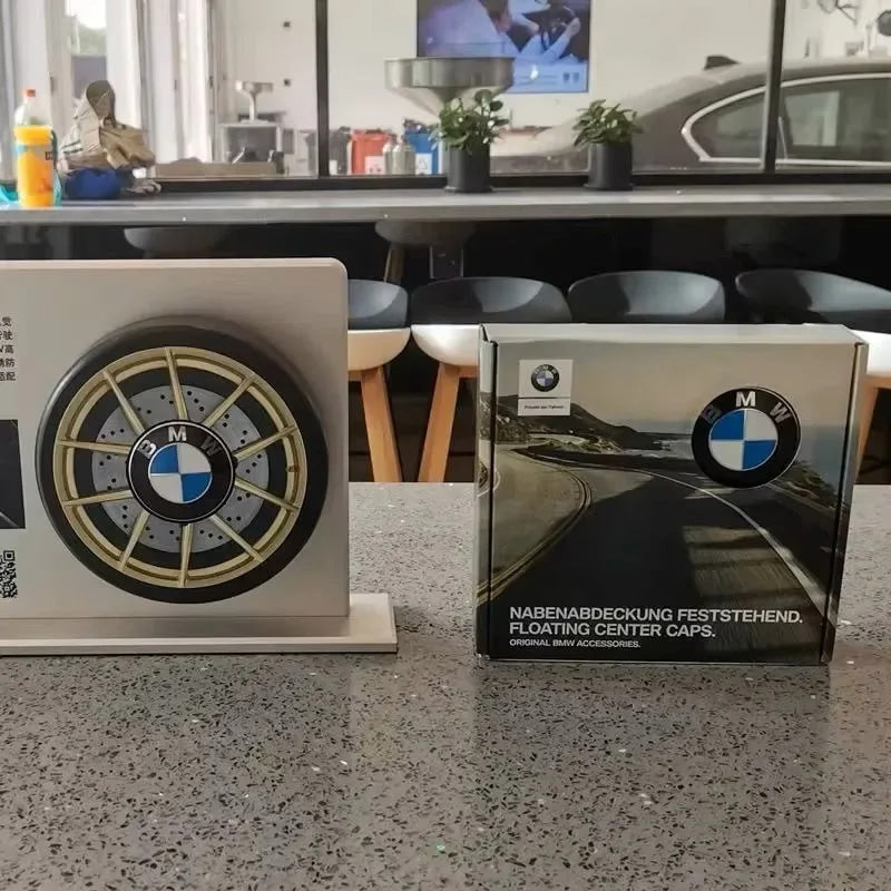New 56mm 68mm Car Carbon 50th Anniversary Floating Wheel Center Caps For MINI BMW G11 G12 G30 G31 G32 G08 G05 F46 F49 F39 F90