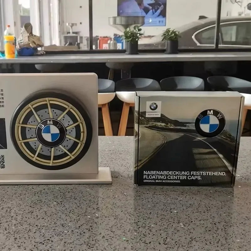 New 56mm 68mm Car Carbon 50th Anniversary Floating Wheel Center Caps For MINI BMW G11 G12 G30 G31 G32 G08 G05 F46 F49 F39 F90