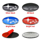 For Subaru Forester Outback Legacy Impreza STI BRZ Auto  1PC 58x30mm ABS Car Steering Wheel Center Emblem Badge Decal