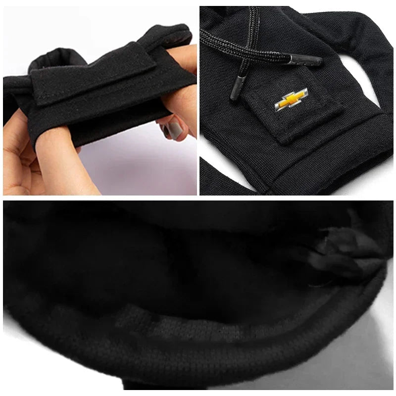 Fashion Car Decor Dust Proof Car Shift Knob Hoodie Handle Cover For Chevrolet Silverado Impala Malibu Equinox Cruze Camaro