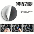 4Pcs 56mm Wheel Center Caps Emblem Badge Sticker Accessories For BMW G80 G06 G07 G42 G14 G15 G16 F82 F20 F21 F83 M2 M3 M4 M5 M8
