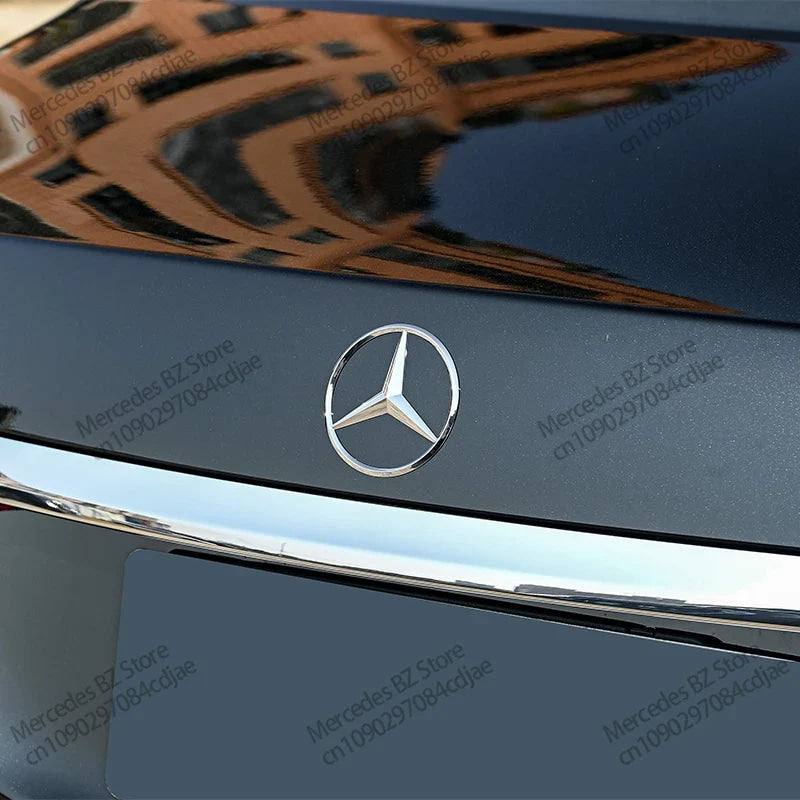 3D ABS Rear Star Logo Car Trunk Emblem For Mercedes Benz AMG W203 W204 W205 W212 W213 X253 X156 W166 W167 W176 W177 W223 W117