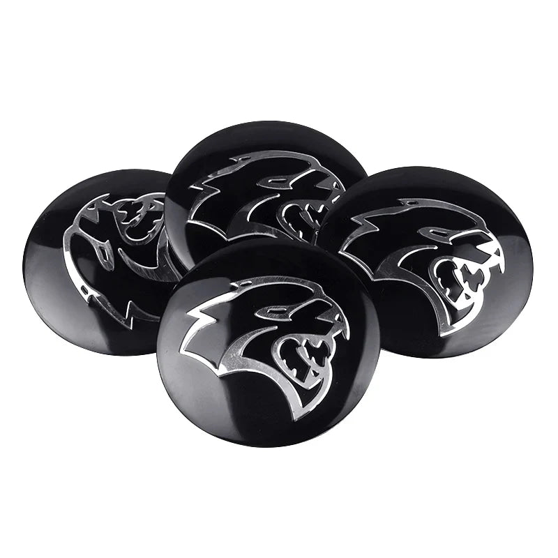 56MM Car Wheel Center Cover Sticker Hub Cap Accessories For Dodge Durango Caliber Dakota Neon SRT SXT Nitro Avenger Dart Viper