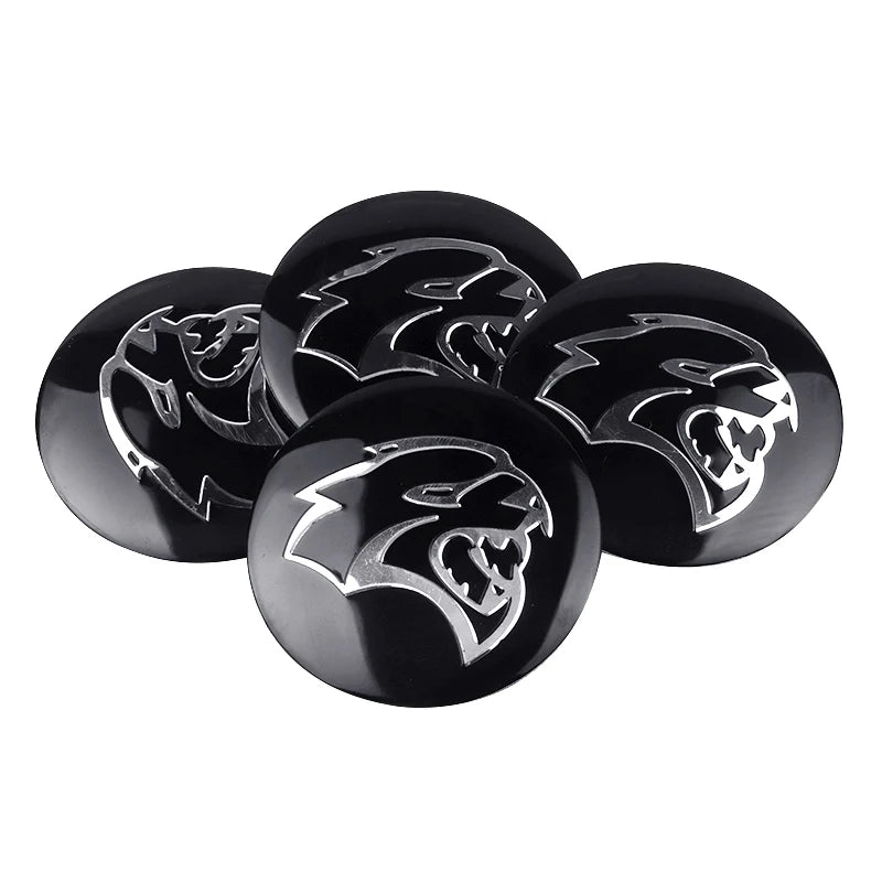 56MM Car Wheel Center Cover Sticker Hub Cap Accessories For Dodge Durango Caliber Dakota Neon SRT SXT Nitro Avenger Dart Viper