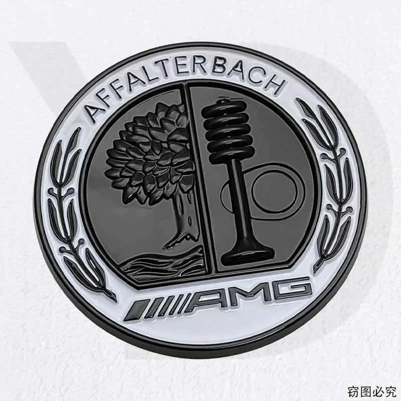 45mm 55mm 65Alloy Car Emblem Sticker Decoration for Mercedes Benz AMG C180 W205 G500 W210 W211 CLA CLK CLS GLA Rear Trunk Badge