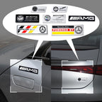 3D Aluminum Car Side Body Trunk Emblem Decoration Sticker For Mercedes Benz AMG Class GLK GLA CLA GLB W108 W447 W204 W205 Fortwo