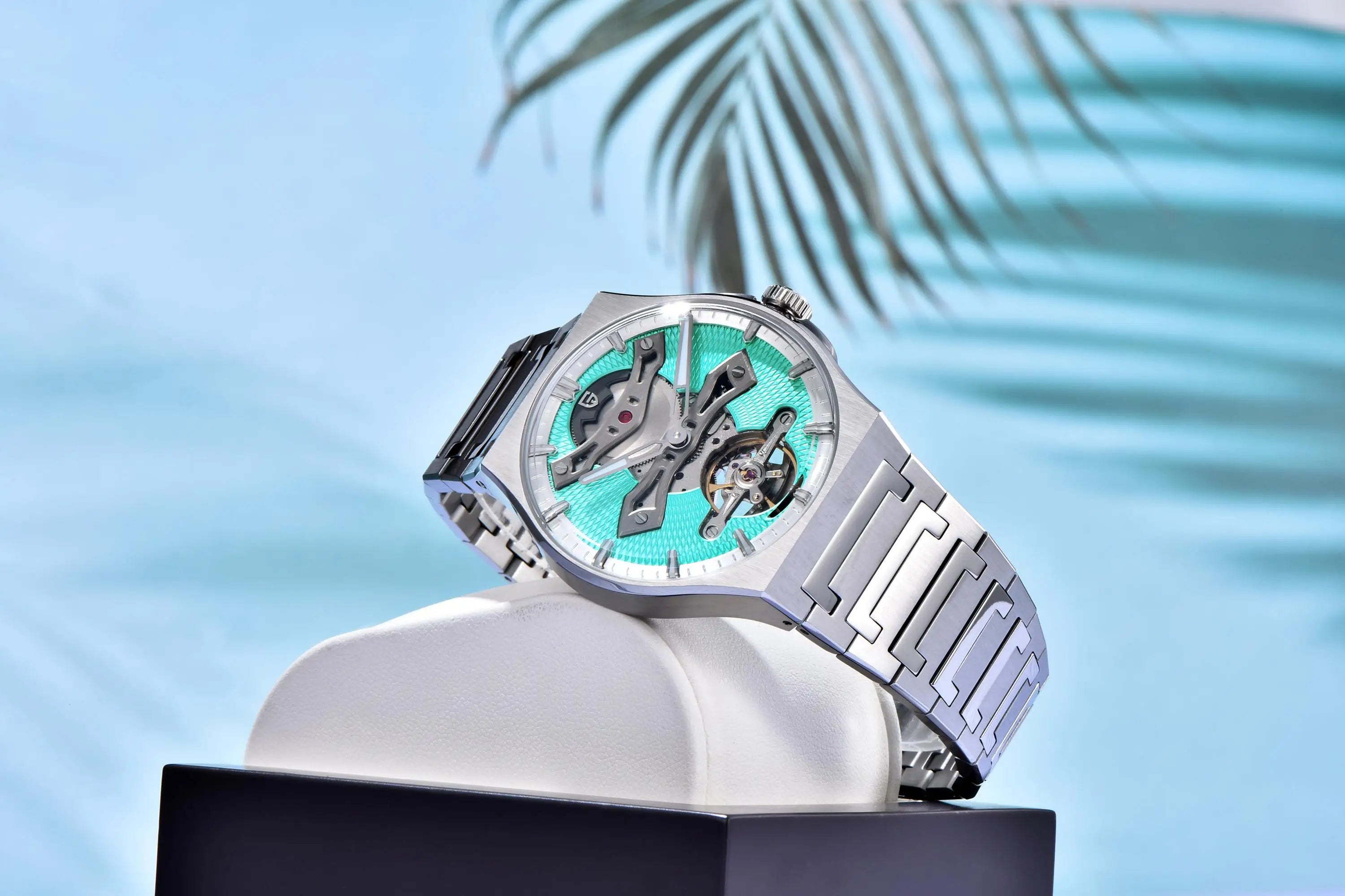 PAGANI DESIGN New 42MM Hollow Tourbillon Luxury Men Mechanical Watch Sapphire Glass Automatic Watches For Men Relojes hombres