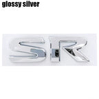 1pcs 3D SV SR ABS Car Rear Letter logo sticker Rear Bumper tail door trunk sticker car rear Emblem sticker styling Accessories