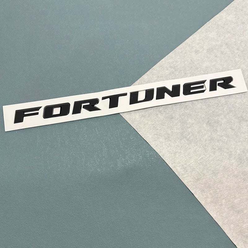 Car stickers Car Front Head Hood 3d Emblem Nameplate for TOYOTA FORTUNER Letters Badge Modified Decal Glue Sticker Accessories