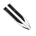 1 Pair Car Side Fender Knife Stickers Emblem Badge Decals Trim Styling for Mercedes Benz AMG W203 W206 W220 W205 W211 W212 W201