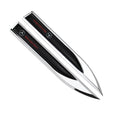 1 Pair Car Side Fender Knife Stickers Emblem Badge Decals Trim Styling for Mercedes Benz AMG W203 W206 W220 W205 W211 W212 W201