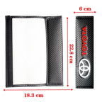 Auto sticker For Toyota Camry Car Seat Belt Cover Carbon Fiber Leather Shoulder Protection Cover Corolla E150 Rav4 Mark 2 Reiz