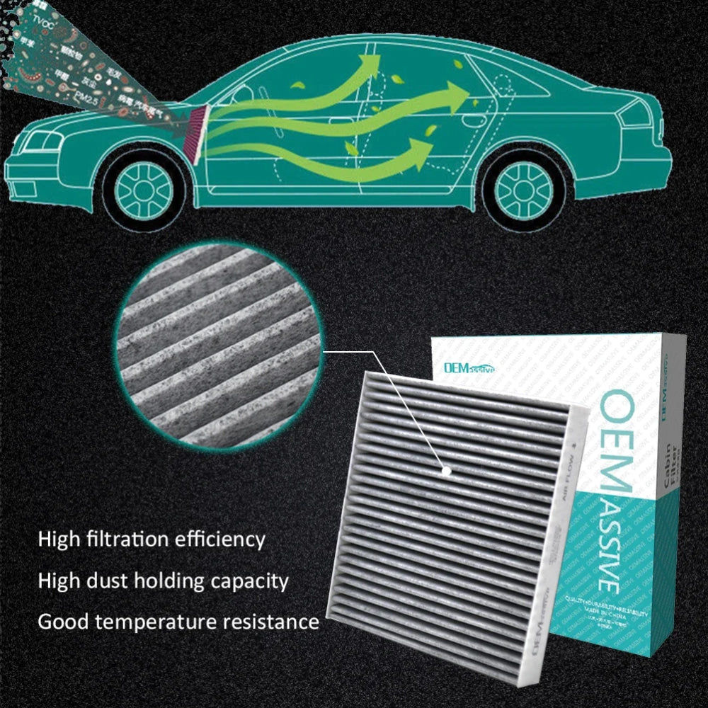 Car Pollen Cabin Air Filter B727A-79925 999M1-VS251 27277-4M425 For Nissan Sentra Primera Teana X-Trail Infiniti FX35 FX45 G35