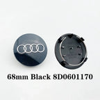 4pcs Set Audi Car Wheel Center Caps 60mm 61mm 69mm 68mm Styling Hub Covers Compatible with A3 A4 A5 A6 A7 A8 S4 S6 4B0601170