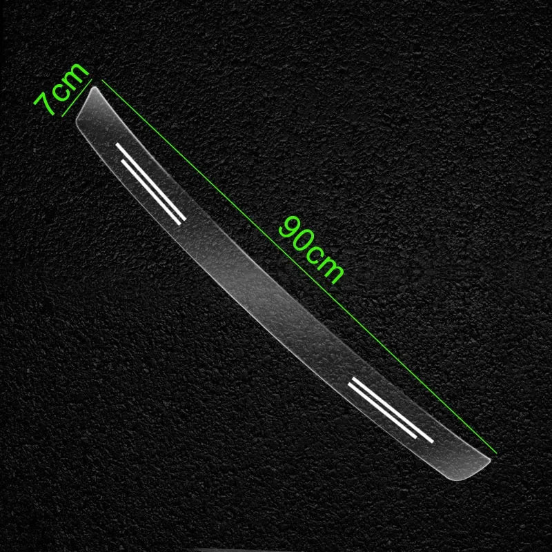 Car Transparent Rear Guard Plate Trunk Sticker For Chevrolet Silverado Impala Malibu Equinox Cruze Camaro Tahoe/Suburban Cavalie