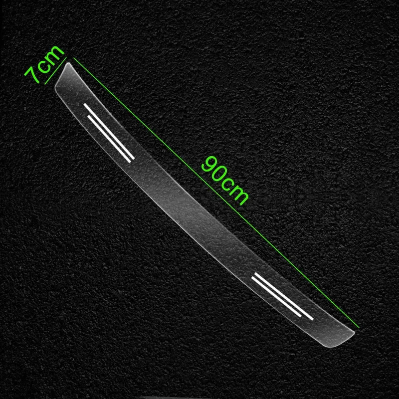 Car Transparent Rear Guard Plate Trunk Sticker For Chevrolet Silverado Impala Malibu Equinox Cruze Camaro Tahoe/Suburban Cavalie