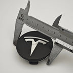 4Pcs 56mm ABS Tesla Wheel Center Hub Cap Emblem Logo Car Rims Cover Hubcap For Tesla Model 3 Y X S Original Badge Accessories