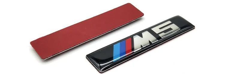 Metal Car Door Side Label Stickers for BMW M Power Performance M3 M5 Personalized Modification Stickers Auto Accessories