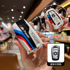 M-Power Logo Car Key Case Cover For BMW 530i 550i 320i 1 2 3 4 5 Series 118i 225i M240i F20 F21 F30 F31 F25 F01 F02 Accessories