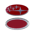 58x29mm Alloy Car Steering Wheel Logo Emblem Sticker Decals for Subaru FORESTER IMPREZA XV STI WRC WRX BRZ LEGACY OUTBACK LEVORG