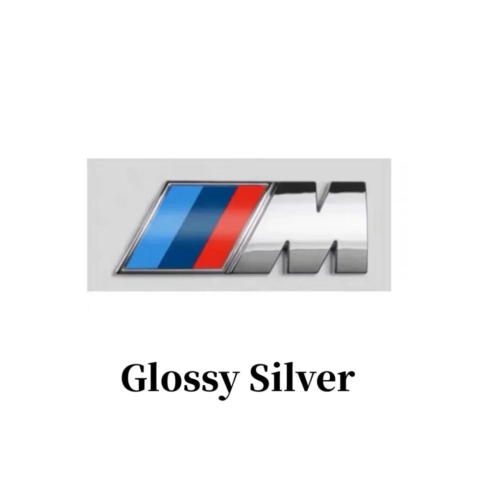 M LOGO Fender Emblem Badge Rear Trunk Badge For BMW E36 E39 E46 E60 E90 E90 F01 F10 F30 G01 G20 G21 G30 G11 F15 X5 X3 M Sports