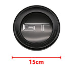 150mm Car Rear Trunk Emblem For Ford Mustang Tire Style ABS Badge 5.0 Roush Shelby GT500 Cobra Laguna Auto Tuning Accessories