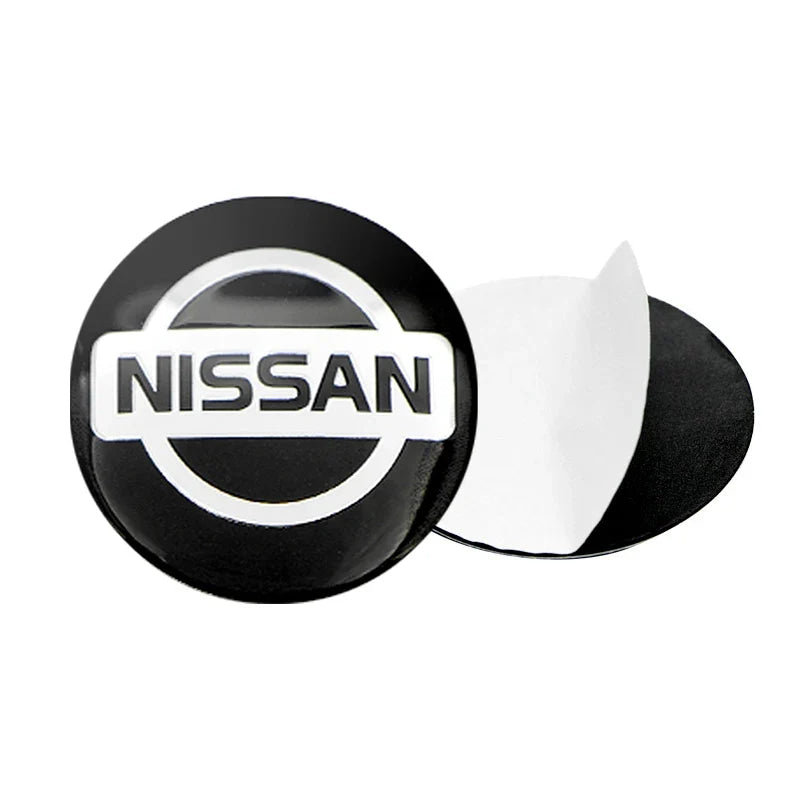 4Pcs Car Wheel Hub Cover Rim Center Cap Decorative Accessories Fit Nissan Magnite Qashqai Ariya X-Trail/Rogue Note Sentra Altima