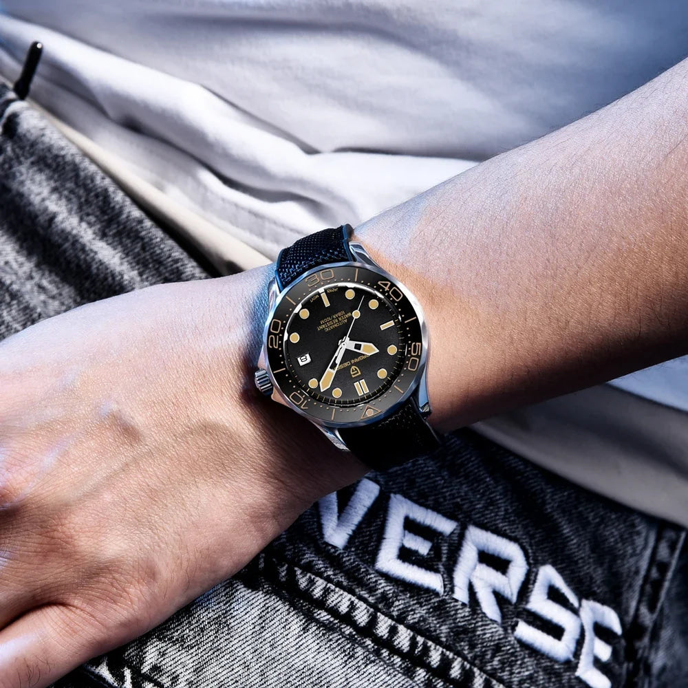 PAGANI DESIGN Men's Watches 2026 Luxury Mechanical Wristwatches Automatic Watch For Men AR Sapphire Ceramic Bezel Luminous Clock