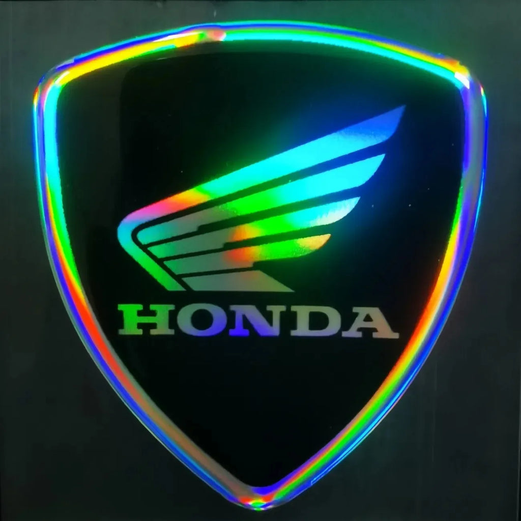 For Honda Stickers Motorcycle Stickers 3D Gel Emblem Logo Electric Car Stickers Accessories Reflective Colorful Laser Sticker