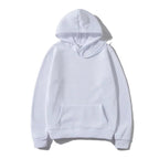 Men's and Women's Solid Color Pocket Hoodies Sports Fitness Sweatshirts Fashionable Casual Pullovers Multi Color