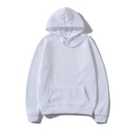 Men's and Women's Solid Color Pocket Hoodies Sports Fitness Sweatshirts Fashionable Casual Pullovers Multi Color