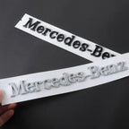 1pcs Car Badge Rear Trunk Body Sticker Emblem Decoration For Mercedes Benz AMG W108 W124 W126 W140 W205 W201