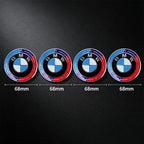 4Pcs 56/68mm Wheel Center Caps Emblem Badge For BMW 50th Anniversary E90 E60 F10 F20 G20 G30 E53 E85 E70 E84 F48 1/3/5/7 Series