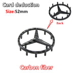 52mm 57mm Pins Sticker Car Steering Wheel Emblem Badge For Mercedes C E S Class CLA CLS W212 W205 W204 Styling Accessories Trim