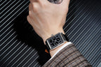 FARASUTE 2026 New Retro Wristwatches Men Casual Manual Square Customized Mechanical Movement Watch Male Sapphire Glass reloj