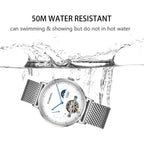 Classic Men's Watches Tourbillon Multi-function Full Automatic Men Watch High end Male Steel Strap Waterproof Wrist watches