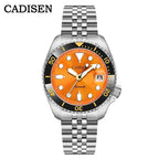 CADISEN New Luminous Men Mechanical Wristwatches Ceramic Bezel Sapphire Glass Automatic Watch Men Relogio Masculino