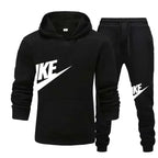 Men's casual sports suit, fashion new men's and women's sports hoodie + pants 2 sets, autumn and winter warm sportswear suit